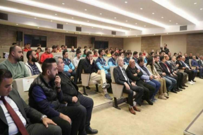 Gaziantep Büyükşehir’den futbol hakemi ve gözlemcilere malzeme desteği