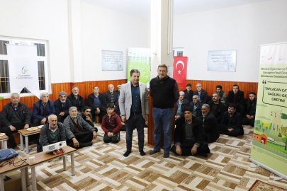 GTB çiftçileri bilgilendirdi