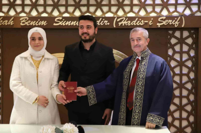2023 yılının nikah rekoru Şahinbey’de