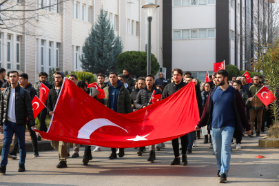 GAÜN’de teröre lanet yürüyüşü