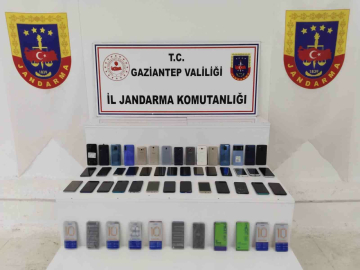 Gaziantep’te 1 milyon lira değerinde kaçak telefon ele geçirildi