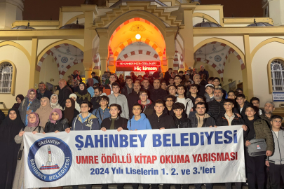 Şahinbey 174 öğrenciyi umreye uğurladı