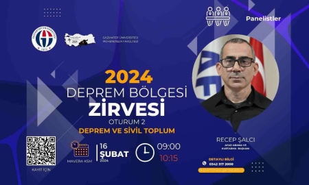 Deprem Bölgesi Zirvesi’nde Sivil Toplumun önemi ele alınacak