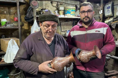 Babadan oğula kalaycılık mesleği