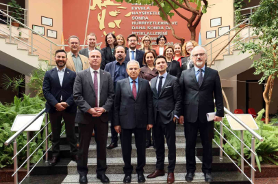 İsviçreli iş insanlarından Rektör Özaydın’a ziyaret