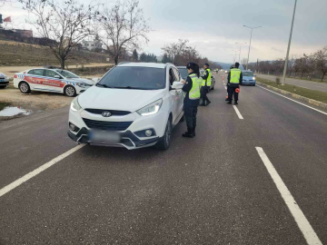 Gaziantep’te çakar lamba kullanan araçlara denetim