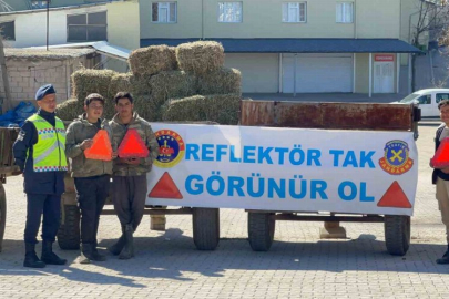 Jandarmadan traktör sürücülerine güvenli tarım eğitimi