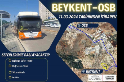 Gaziantep Büyükşehir 3 yeni otobüs hattını hizmete açıyor