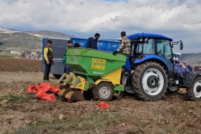 Diyarbakır’da patates ekimi başladı