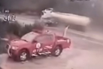 Otomobil ile yakıt tankeri çarpıştı, sürücü ağır yaralandı