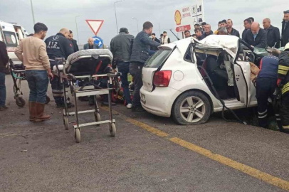 Kontrolden çıkan otomobil takla attı: 2 yaralı