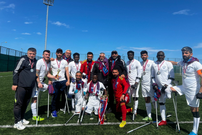 ŞAHİNBEY AMPUTE DEPLASMANDAN GALİBİYETLE DÖNDÜ: 5-1