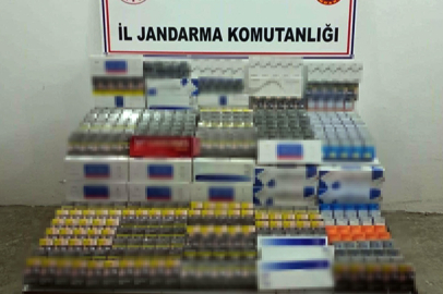 Kaçak sigara ve çay ele geçirildi