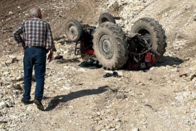 Kilis’te traktör devrildi: 1 ölü