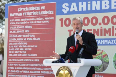 Şahinbey’de 10 milyon fide dağıtımı başladı