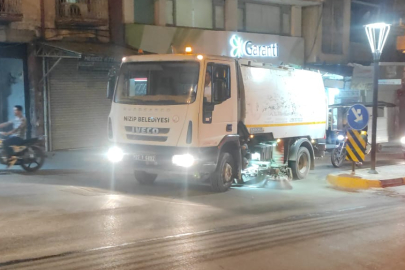 Nizip Belediyesi ekipleri görev başında
