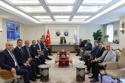 GAİB Heyeti, Başkan Fatma Şahin’i makamında ziyaret etti