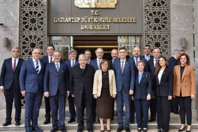 GSO heyetinden belediye başkanlarına hayırlı olsun ziyaretleri