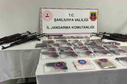 Şanlıurfa’da uyuşturucu ve kaçak silah operasyonu: 53 gözaltı