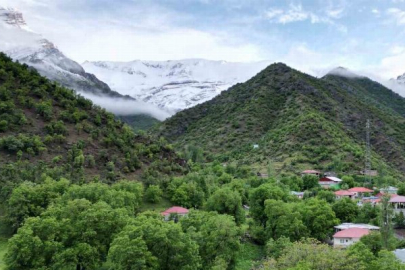 Şırnak dağları beyaza büründü
