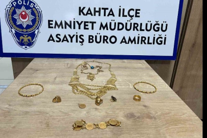 Altın çaldığı tespit edilen şahıs yakalandı