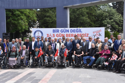 Gaziantep’te 103 engelliye akülü ve manuel tekerlekli sandalye dağıtıldı
