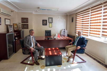Vali Çeber’den Ömer Güllü’ye ziyaret