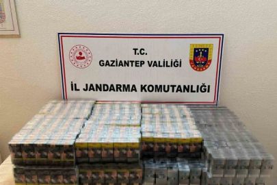 Gaziantep’te 1 milyon TL değerinde kaçak sigara ele geçirildi: 32 gözaltı