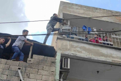 Şanlıurfa’da korkutan yangın: Kadın ve çocukları itfaiye ekipleri kurtardı