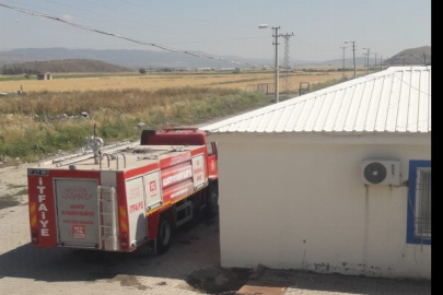 Gaziantep Büyükşehir itfaiye ekipleri mahsul nöbetinde
