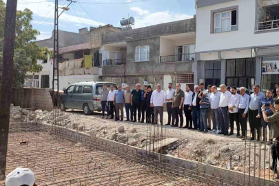 Araban’da depremde yıkılan caminin yerine yenisi yapılıyor