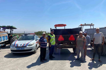 Trafik jandarmasından güvenli trafik eğitimi