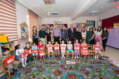 Yılmaz’dan Emrullah-Şule Anaokulu’na anlamlı ziyaret