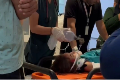 Çocuklar el frenini indirince araba uçuruma yuvarlandı