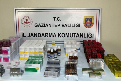 Gaziantep’te jandarmadan kaçak ilaç operasyonu: 2 gözaltı