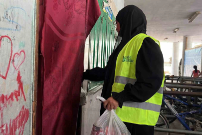 Yedi Başak Derneği, kuban bağışlarını konserve olarak Gazzelilere ulaştırdı