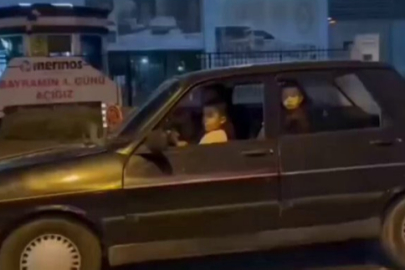 9 yaşındaki çocuk araç kullandı
