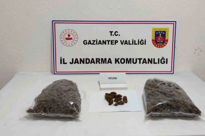 Gaziantep’te 5 kilo skunk ele geçirildi: 1 şahıs tutuklandı