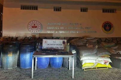 Gaziantep’te 4 bin 500 litre sahte alkol ele geçirildi