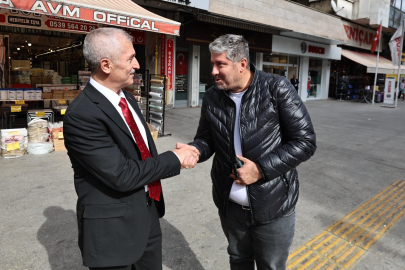 Tahmazoğlu esnaf ve vatandaşlarla iç içe