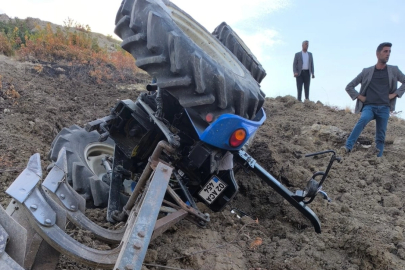 Adıyaman’da traktör devrildi: 1 yaralı