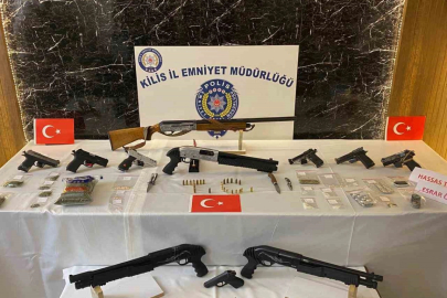 Kilis’te şok huzur-güven uygulaması: 12 şahıs tutuklandı