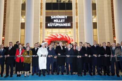 Erdoğan, Şahinbey Millet Kütüphanesi’nin açılışını yaptı