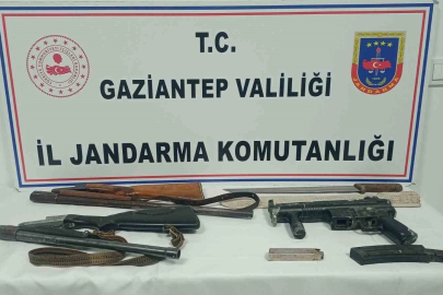 Gaziantep’te 18 adet kaçak silah ele geçirildi