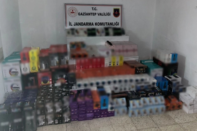 Gaziantep’te 3 milyon TL değerinde kaçak elektronik eşya ele geçirildi