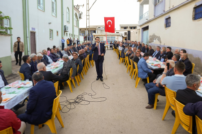 BAŞKAN YILMAZ’A KOZLUYAZI’DA COŞKULU KARŞILAMA