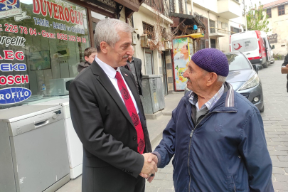 Tahmazoğlu esnaf ve vatandaşlarla iç içe