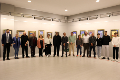 RESSAM ALEV BURHANOĞLU SANKO SANAT GALERİSİ’NDE SERGİ AÇTI