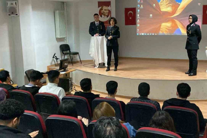 Lise öğrencisine jandarma mesleği tanıtıldı