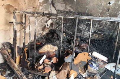Yangında çakmak doldurma tüpleri patladı: 1 yaralı